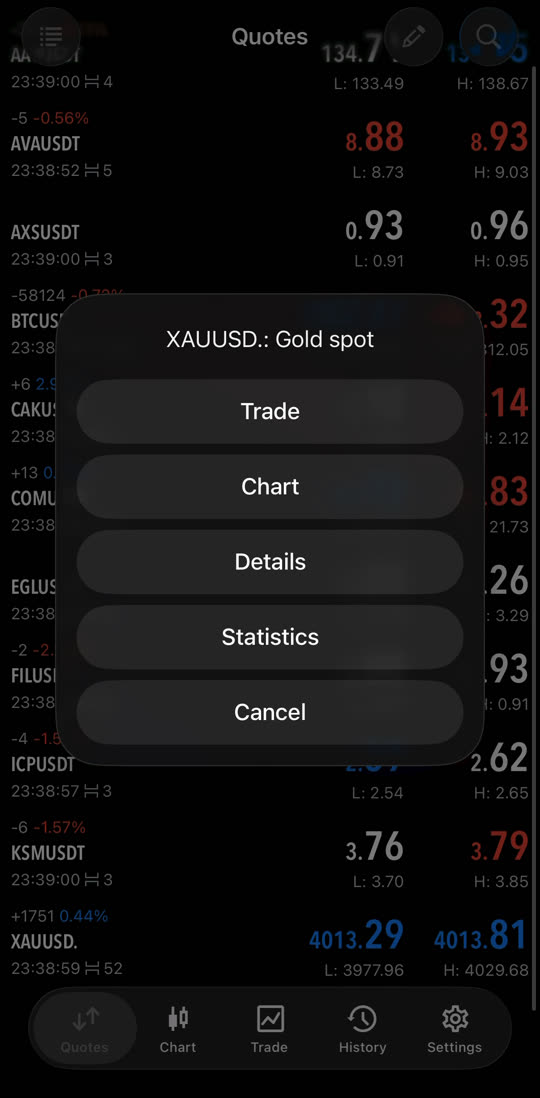Pending Order (Buy Limit)